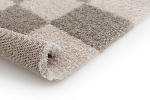 AFK Living vloerkleed Carreaux - zeer zacht - grijs - 160 x 230 cm
