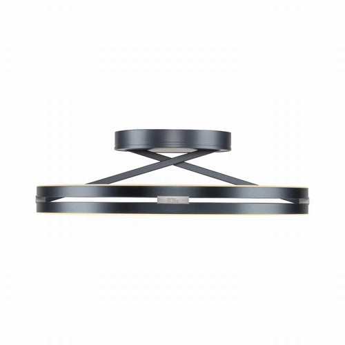 Neuhaus PURE plafondlamp Loop - 2 lichts - 60  x 17.8   cm - antraciet