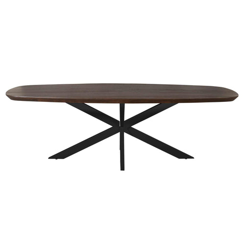 Starfurn  eettafel Madison - zwart - 100x200x76cm - vtwonen shop