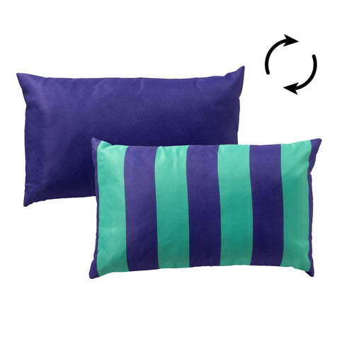 KUSSENSET - 3-delig - Rocket - 45x45 cm, 30x50 cm - inclusief binnenkussens - groen, blauw