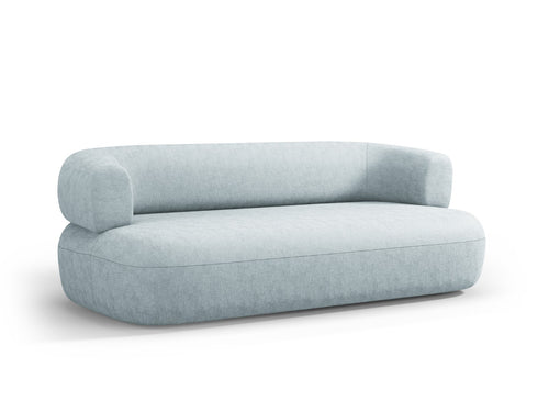 Micadoni Bank Jenny 3-zits, chenille, lichtblauw - 90x178x73cm