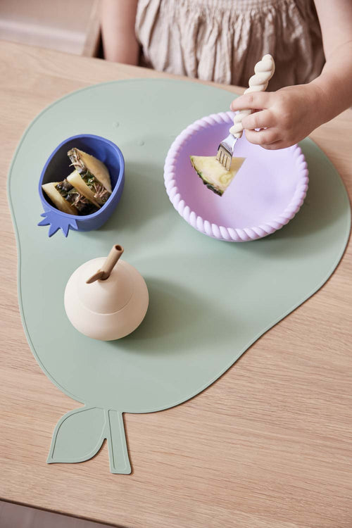 OYOY Bord en kom Mellow - silicone