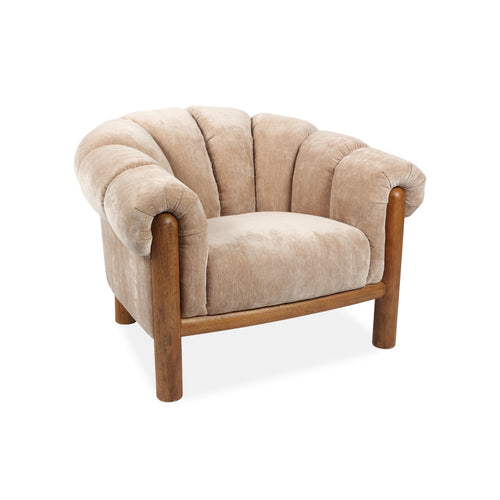 DÉJA Living Fauteuil Odda - Beige Stof - 101x100x80cm - vtwonen shop