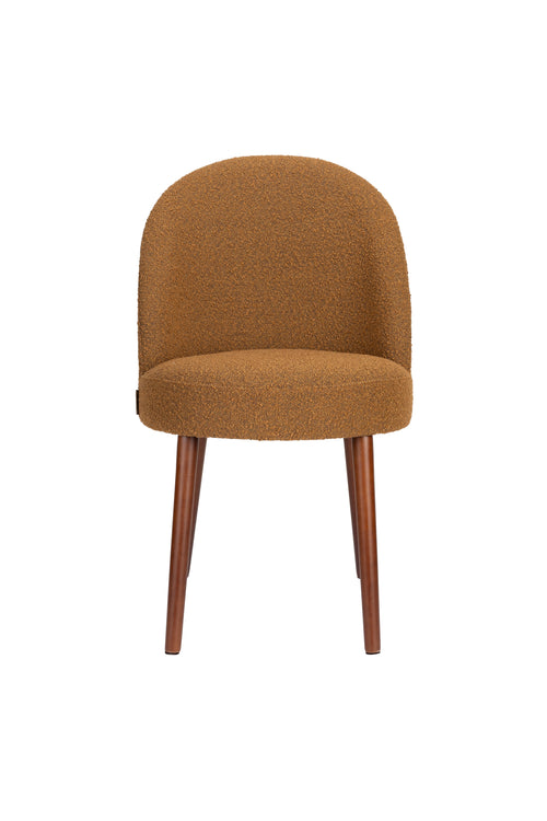 Dutchbone Barbara Stoel Boucle Ochre - Set van 2 - vtwonen shop