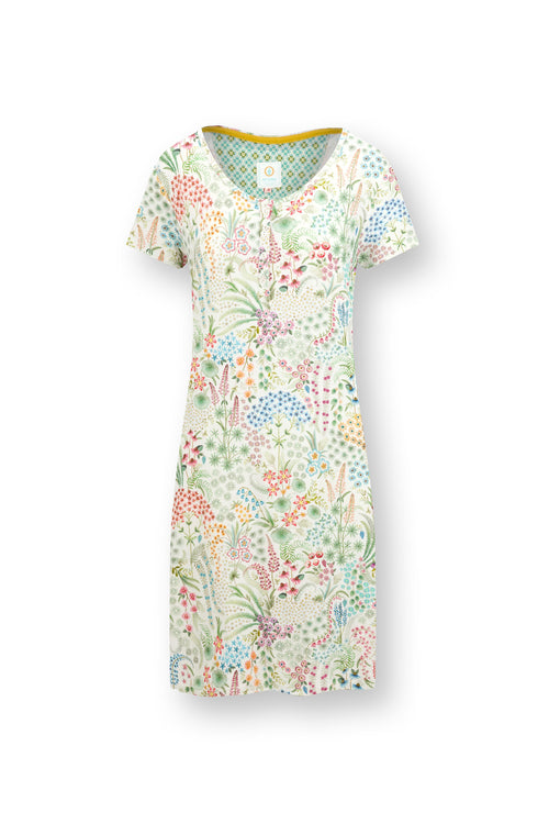Pip Studio - Daisy Nachthemd - Dames - Querida - Wit - XXL