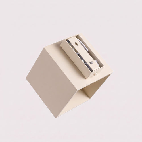 Sollux Lighting Wandlamp QUAD 1 beige - 10x12x10cm