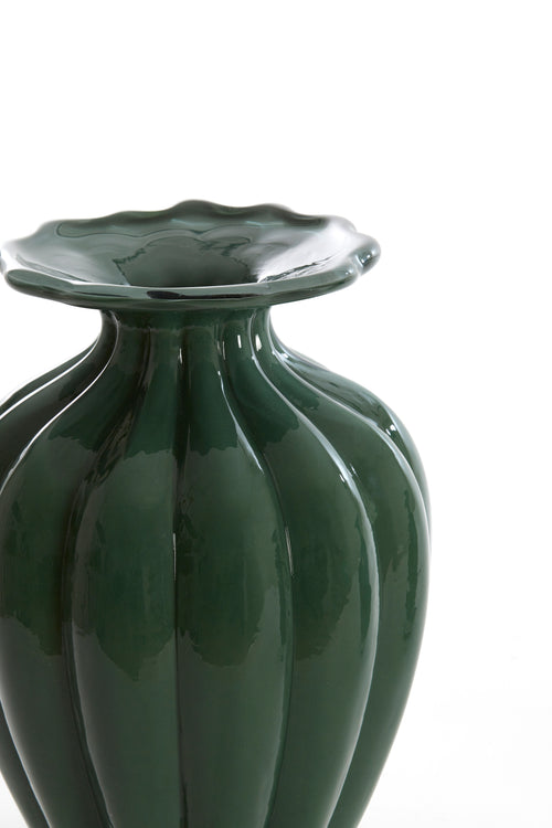 Light & Living vaas ZOFIO - Ø16.5x24.5cm - groen