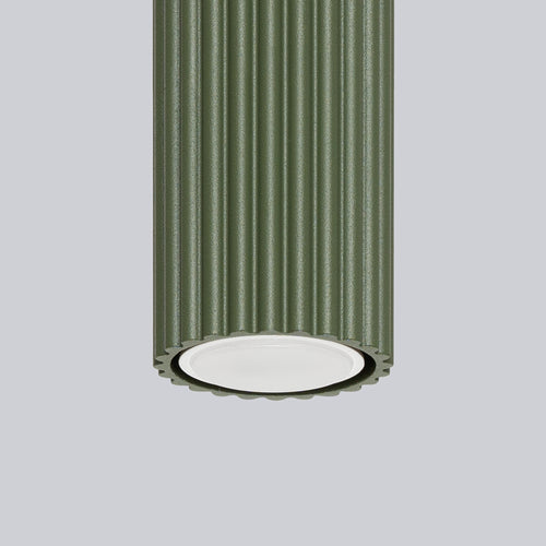 Sollux Lighting Plafondlamp KARBON 60 olijfgroen - 6,5x6,5x60cm