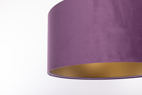 bpskoncept hanglamp Melora - velours & paars - Ø40 cm
