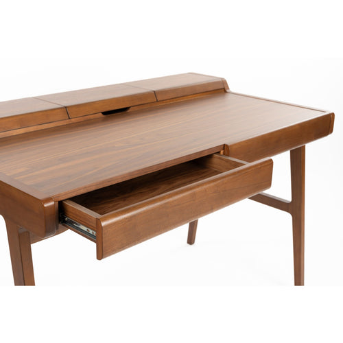 Zuiver Kaat Bureau Walnootkleur - Bruin