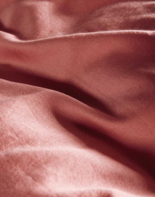 Essenza Minte dekbedovertrek - Tweepersoons – 200x200/220 cm - Dusty rose