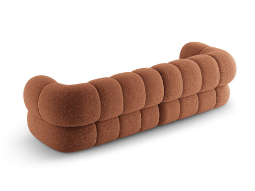 Cosmopolitan Design Bank Koge 4-zits, chenille baksteen - 95x240x70cm