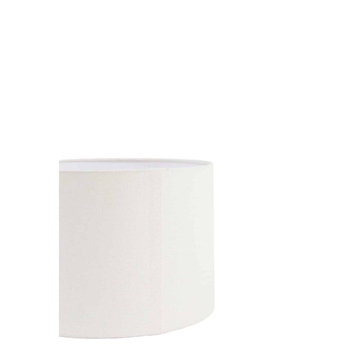 Light & Living lampenkap Linen - wit - Ø30cm