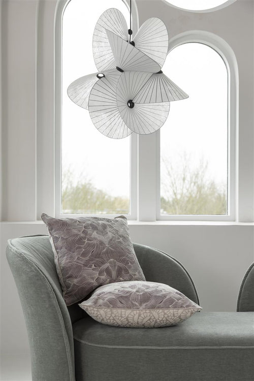 MOOOI decoratiekussen Techno Bee Square - 50x50 / 20x20 Inch cm - lichtpaars