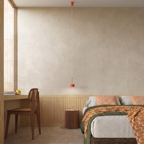 Sollux Lighting Hanglamp AURA 1 perzik Gx53 - 10x10x125cm
