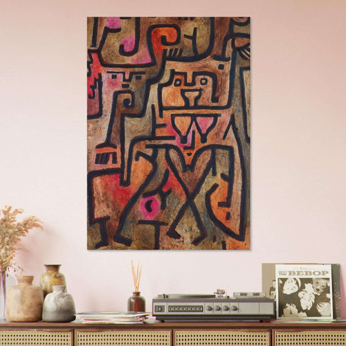 Artfulprints  Paul Klee - Forest witches   poster 50x70 cm