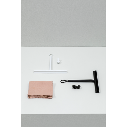 Brabantia ReNew Douchewisser met deurhaak - Dark Grey