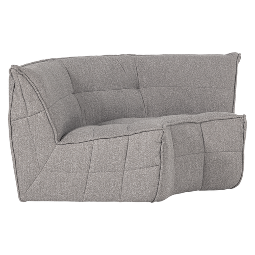 vtwonen hoekelement Cluster - Bouclé - Warm Grijs - 81x205x93