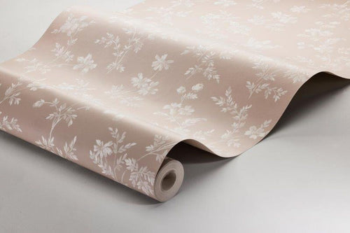 Borastapeter behang bloemen roze - 53 cm x 10.05 m - 660927 - vtwonen shop