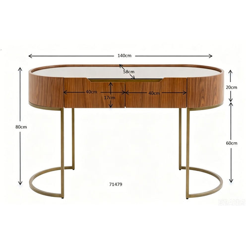 Kare Design Bureau Giorgio 140x58cm