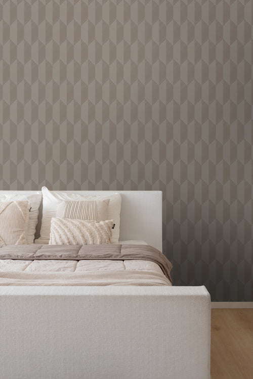 Origin Wallcoverings behang 3D-motief taupe - 50 x 900 cm - 348039 - vtwonen shop