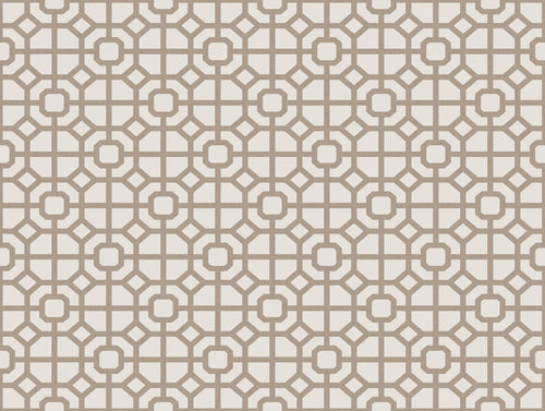 Sanders & Sanders behang geometrische vormen donker beige - 53 cm x 10 m - 640201 - vtwonen shop
