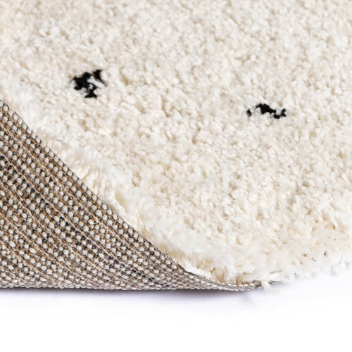 Interieur05 Kindervloerkleed  hoogpolig Cream/Zwart - Dots - 290 x 200 cm - vtwonen shop