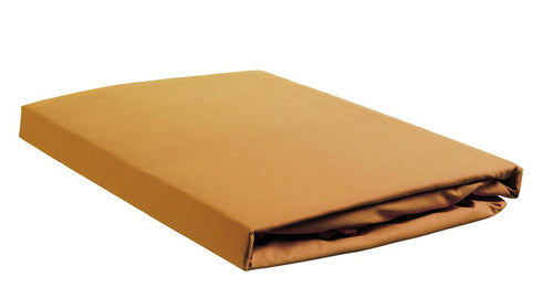 Ambiante topper hoeslaken AMBIANTE Jersey TD - 180x200/210 cm - oker