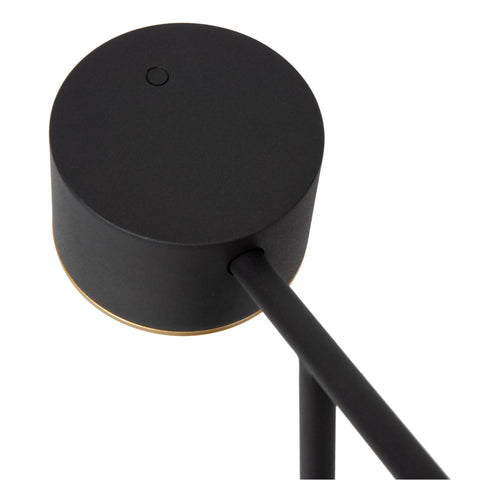 Lucide tafellamp GIAN - Geïntegreerde LED - Zwart