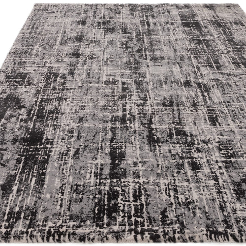 Vloerkleed Easy Living Kuza Abstract Black Rug 120x170 cm - vtwonen shop