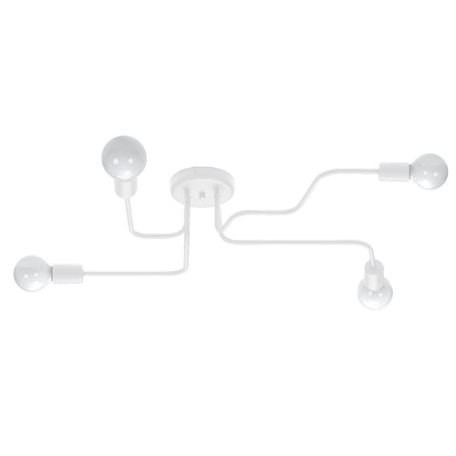 Sollux Lighting Kroonluchter VECTOR 4 wit - 78x58x15,5cm