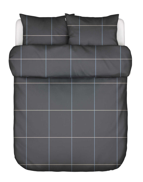 Marc O'Polo Suvie dekbedovertrek - Lits-Jumeaux - 240x200/220 cm - Antraciet