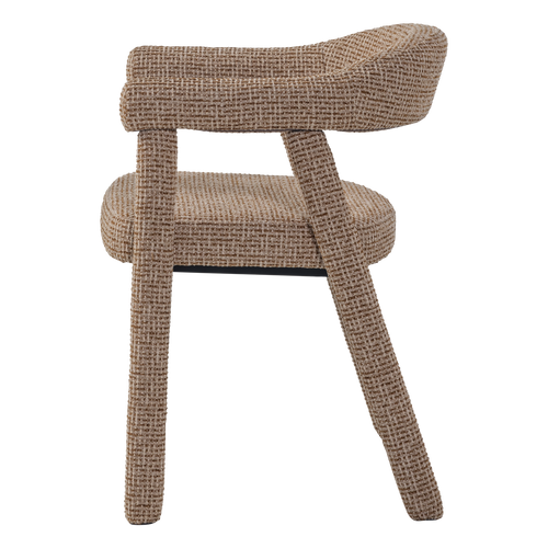 WOOOD eetkamerstoel armleuning lichtbruin Sedo - Set Van 2 - 78x59x58