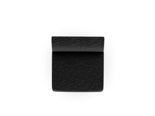 Micadoni - Module "Miley" structurele stof antraciet - 90x75x70cm
