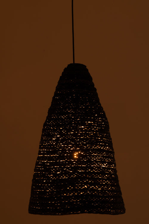 J-Line lampenkap Hangend Maïs - riet - blauw - vtwonen shop