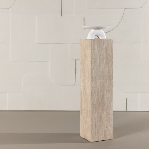 Nest living Rana Decoratieve Zuil Beige - 95 x 23 cm