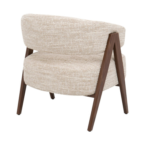 DÉJA Living Fauteuil Fly - Beige/Walnoot - 67x64x72cm