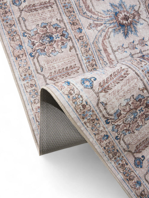 benuta wasbaar vloerkleed Laury - beige - 300x400 cm