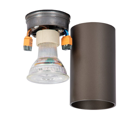 Atmooz plafondlamp Era Fix - brons - Ø 5,5 x H 10 cm - GU10