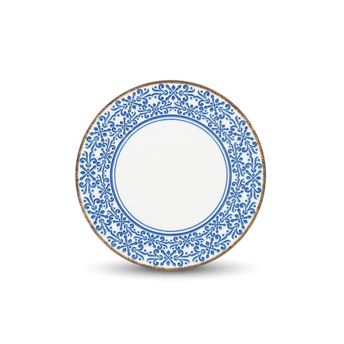 Bonbistro - Plat bord 25cm blauw Azul - Set van 6