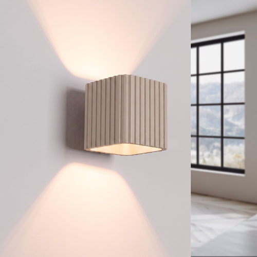 Sollux Lighting Wandlamp RIFF taupe G9 - 10x12x10cm