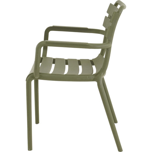 Lesli Living bistrostoel Torvi - groen - 54x56x81cm