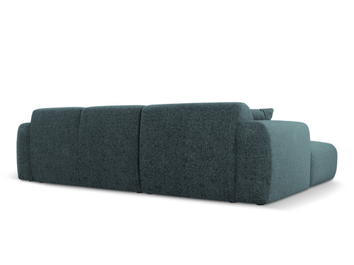 Cosmopolitan Design rechter hoekbank Nolio 4-zits, chenille, olie - 170x260x72cm