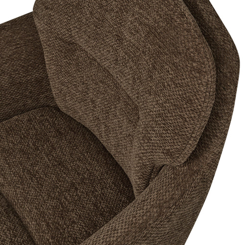 WOOOD eetkamerstoelen Runa - Polyester - Warm Bruin - Set van 6 - vtwonen shop