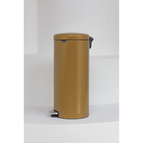 Brabantia NewIcon Pedaalemmer, 30 liter, kunststof binnenemmer - Warm Gold