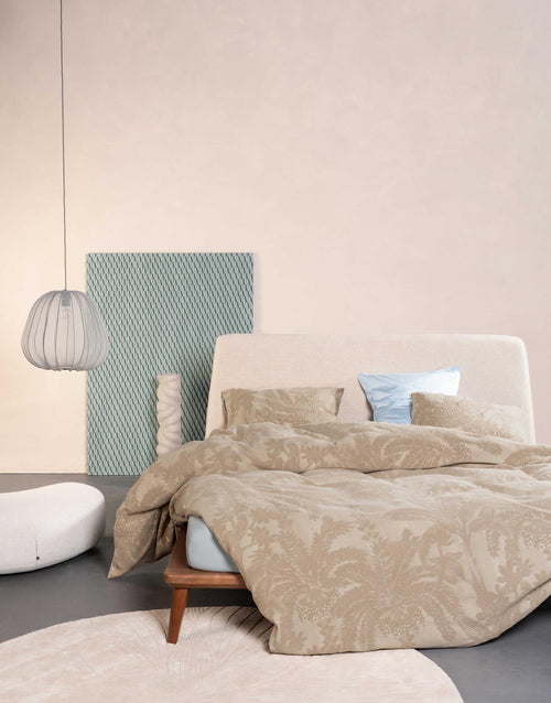 Essenza Palma dekbedovertrek - Tweepersoons – 200x200/220 cm - Taupe