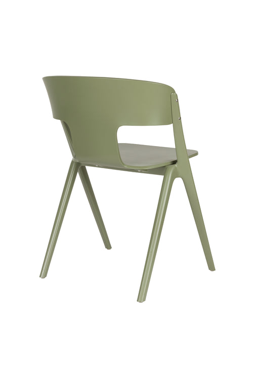 Zuiver Horizon Tuinstoelen stapelbaar Kunststof Groen - Set van 4 - vtwonen shop