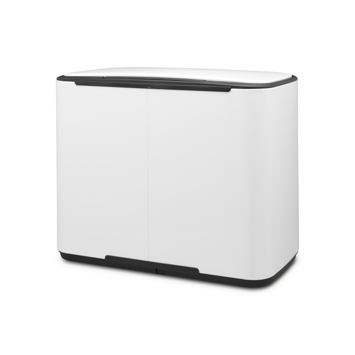 Brabantia Bo Pedaalemmer, met 2 binnenemmers, 11 + 23 liter - White
