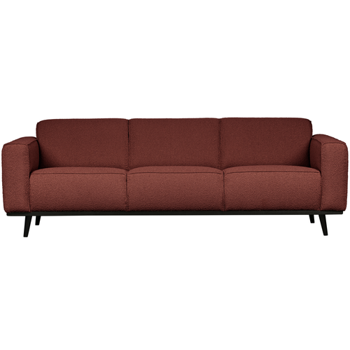 WOOOD 3-zits bank Statement - Bouclé - Chestnut - 77x230x93