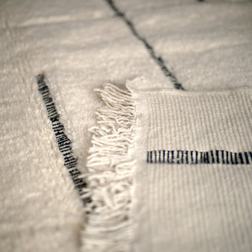 AFK Living vloerkleed Berber - handgemaakt - Wol - 80 cm x 240 cm